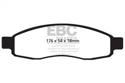 EBC Brakes - EBC Brakes DP61698 6000 Series Greenstuff Truck/SUV Brakes Disc Pads - Image 1