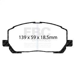 EBC Brakes - EBC Brakes UD884 Ultimax OEM Replacement Brake Pads - Image 1