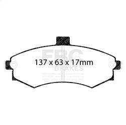 EBC Brakes - EBC Brakes UD941 Ultimax OEM Replacement Brake Pads - Image 1