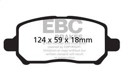 EBC Brakes - EBC Brakes UD956 Ultimax OEM Replacement Brake Pads - Image 1