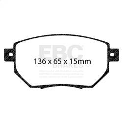 EBC Brakes - EBC Brakes UD969 Ultimax OEM Replacement Brake Pads - Image 1