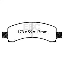 EBC Brakes - EBC Brakes UD974 Ultimax OEM Replacement Brake Pads - Image 1