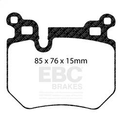 EBC Brakes - EBC Brakes DP31996C Redstuff Ceramic Low Dust Brake Pads - Image 1