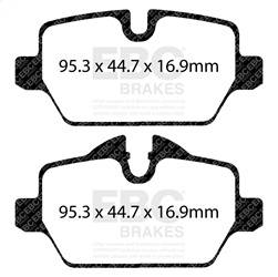 EBC Brakes - EBC Brakes DP32102C Redstuff Ceramic Low Dust Brake Pads - Image 1