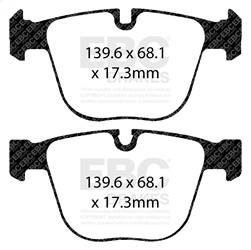 EBC Brakes - EBC Brakes DP52020NDX Bluestuff NDX Full Race Brake Pads - Image 1