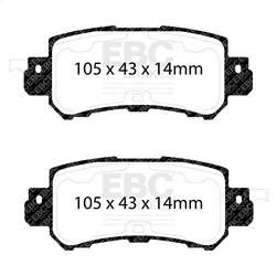 EBC Brakes - EBC Brakes DP32135C Redstuff Ceramic Low Dust Brake Pads - Image 1