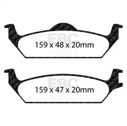 EBC Brakes - EBC Brakes UD963 Ultimax OEM Replacement Brake Pads - Image 1