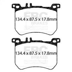 EBC Brakes - EBC Brakes DP32179C Redstuff Ceramic Low Dust Brake Pads - Image 1