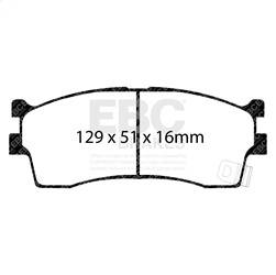 EBC Brakes - EBC Brakes UD889 Ultimax OEM Replacement Brake Pads - Image 1