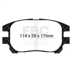 EBC Brakes - EBC Brakes UD930 Ultimax OEM Replacement Brake Pads - Image 1