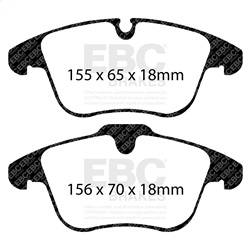 EBC Brakes - EBC Brakes DP51911NDX Bluestuff NDX Full Race Brake Pads - Image 1