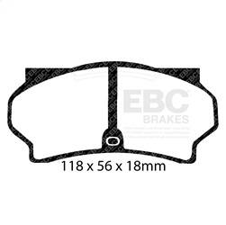 EBC Brakes - EBC Brakes UD9181 Ultimax OEM Replacement Brake Pads - Image 1