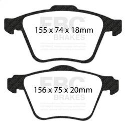 EBC Brakes - EBC Brakes S12KF1457 S12 Kits Redstuff and RK Rotors - Image 1
