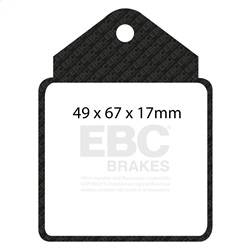 EBC Brakes - EBC Brakes DP2710 Greenstuff 2000 Series Sport Brake Pads - Image 1