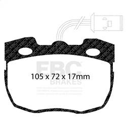 EBC Brakes - EBC Brakes DP6814 6000 Series Greenstuff Truck/SUV Brakes Disc Pads - Image 1