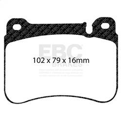 EBC Brakes - EBC Brakes DP41590R Yellowstuff Street And Track Brake Pads - Image 1