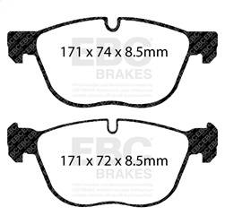 EBC Brakes - EBC Brakes DP61938 6000 Series Greenstuff Truck/SUV Brakes Disc Pads - Image 1