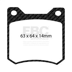 EBC Brakes - EBC Brakes DP3162C Redstuff Ceramic Low Dust Brake Pads - Image 1