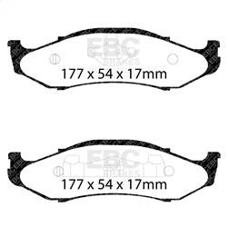 EBC Brakes - EBC Brakes ED91255 Truck/SUV Extra Duty Brake Pads - Image 1