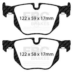 EBC Brakes - EBC Brakes DP62009 6000 Series Greenstuff Truck/SUV Brakes Disc Pads - Image 1