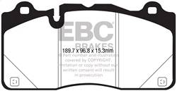 EBC Brakes - EBC Brakes DP43050R Yellowstuff Street And Track Brake Pads - Image 1