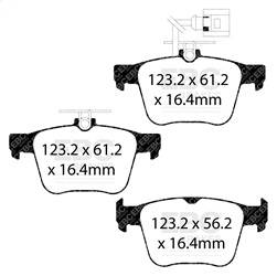 EBC Brakes - EBC Brakes DP42295R Yellowstuff Street And Track Brake Pads - Image 1