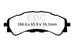 EBC Brakes - EBC Brakes DP63107 6000 Series Greenstuff Truck/SUV Brakes Disc Pads - Image 1