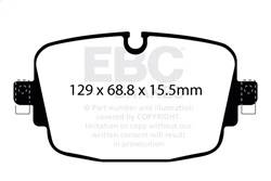 EBC Brakes - EBC Brakes DP42516R Yellowstuff Street And Track Brake Pads - Image 1