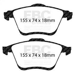 EBC Brakes - EBC Brakes DP31773C Redstuff Ceramic Low Dust Brake Pads - Image 1