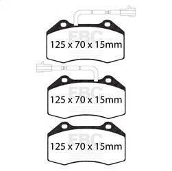 EBC Brakes - EBC Brakes DP42021/2R Yellowstuff Street And Track Brake Pads - Image 1