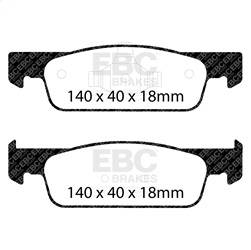 EBC Brakes - EBC Brakes DP42146R Yellowstuff Street And Track Brake Pads - Image 1