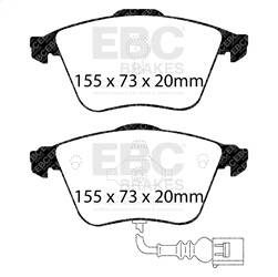 EBC Brakes - EBC Brakes DP41946R Yellowstuff Street And Track Brake Pads - Image 1