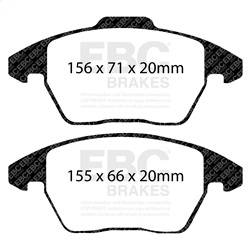 EBC Brakes - EBC Brakes UD1107 Ultimax OEM Replacement Brake Pads - Image 1