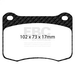 EBC Brakes - EBC Brakes DP41820R Yellowstuff Street And Track Brake Pads - Image 1