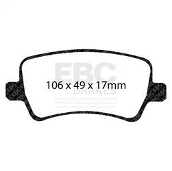 EBC Brakes - EBC Brakes UD1307 Ultimax OEM Replacement Brake Pads - Image 1