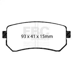 EBC Brakes - EBC Brakes DP41769R Yellowstuff Street And Track Brake Pads - Image 1