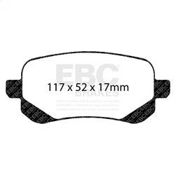 EBC Brakes - EBC Brakes UD1326 Ultimax OEM Replacement Brake Pads - Image 1