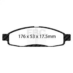 EBC Brakes - EBC Brakes DP41776R Yellowstuff Street And Track Brake Pads - Image 1