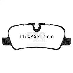 EBC Brakes - EBC Brakes UD1099 Ultimax OEM Replacement Brake Pads - Image 1