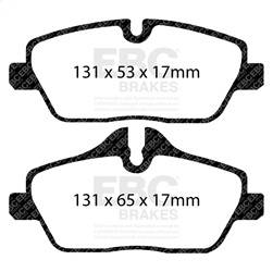 EBC Brakes - EBC Brakes UD1308 Ultimax OEM Replacement Brake Pads - Image 1