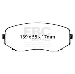 EBC Brakes - EBC Brakes DP41794R Yellowstuff Street And Track Brake Pads - Image 1