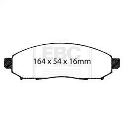 EBC Brakes - EBC Brakes UD1094 Ultimax OEM Replacement Brake Pads - Image 1