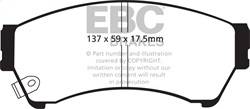 EBC Brakes - EBC Brakes UD1164 Ultimax OEM Replacement Brake Pads - Image 1