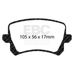 EBC Brakes - EBC Brakes UD1348 Ultimax OEM Replacement Brake Pads - Image 1