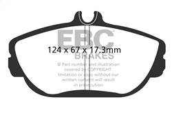 EBC Brakes - EBC Brakes DP41246R Yellowstuff Street And Track Brake Pads - Image 1