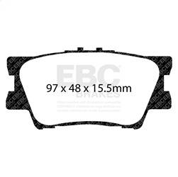 EBC Brakes - EBC Brakes UD1212 Ultimax OEM Replacement Brake Pads - Image 1