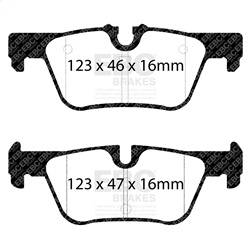 EBC Brakes - EBC Brakes UD1613 Ultimax OEM Replacement Brake Pads - Image 1