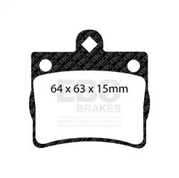 EBC Brakes - EBC Brakes DP41135R Yellowstuff Street And Track Brake Pads - Image 1