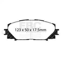 EBC Brakes - EBC Brakes UD1184 Ultimax OEM Replacement Brake Pads - Image 1