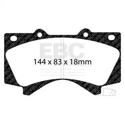 EBC Brakes - EBC Brakes UD1303 Ultimax OEM Replacement Brake Pads - Image 1